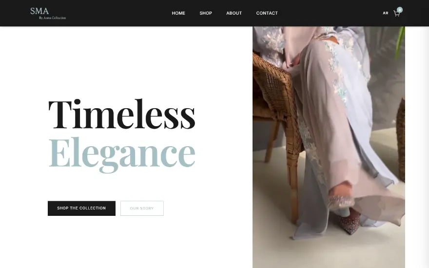 Asma Collection website